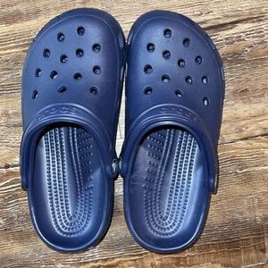 Brand new navy crocs